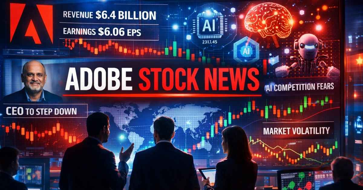 Adobe Stock Plummets 50% Despite Strong Earnings Amid AI Valuation Fears