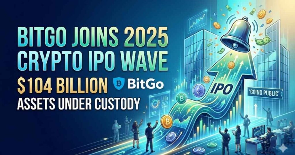 BitGo Joins 2025 Crypto IPO Wave With $104B Assets Under Custody