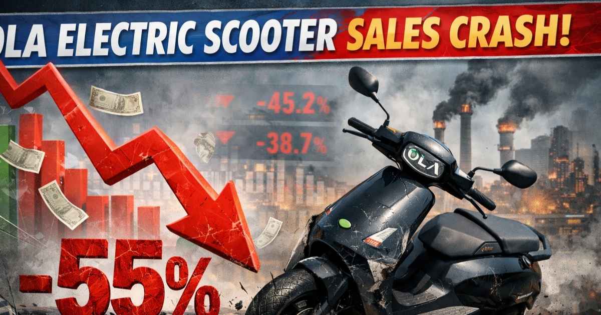 Ola Electric Scooter Sales CRASH! Can New Inverter Business Be the Lifeline?